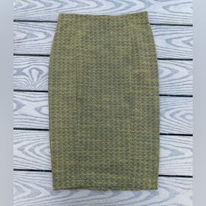 H&M small green black Swede businesses midi Bodycon pencil skirt